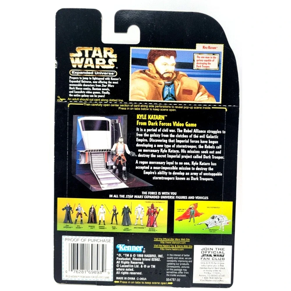 1998‎ Star Wars Expanded Universe Kyle Katarn figure from Kenner Collection NEW